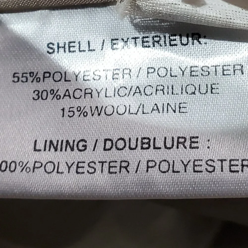 SOLD- COSTA BLANCA-Canada- Plaid Peacoat- Size 4 (Wool Blend) - Picture 7 of 11